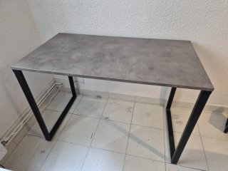 Tavolo da scrivania INNA colore cemento 110x60 cm
