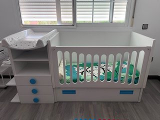 Cuna convertible con cambiador Precio negociable