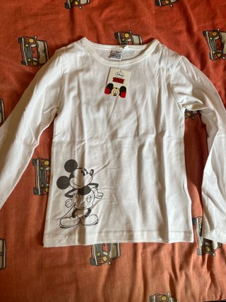 CAMISETA MICKEY MOUSE TALLA 8 NUEVA CON ETIQUETA