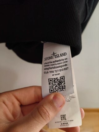 Sudadera Stone Island Negra Talla XL