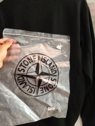 Sudadera Stone Island Negra Talla XL
