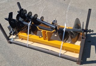 Ahoyador Barrena +3 Brocas Cargadora Minicargadora