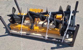 Ahoyador Barrena +3 Brocas Cargadora Minicargadora