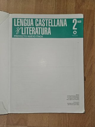 Lengua Castellana y Literatura, 2 Bach, Proyect...