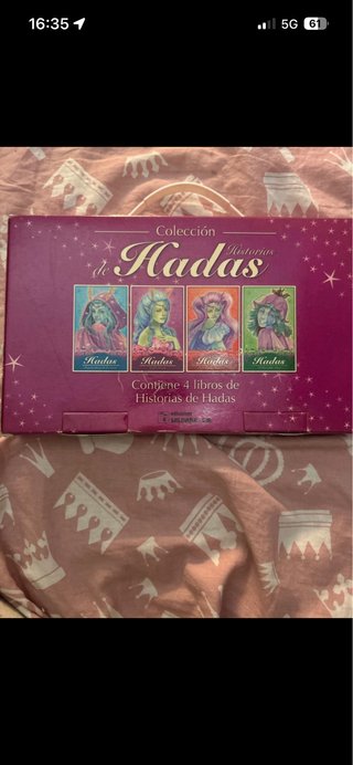 Pack infantil 4 libros de historias de hadas
