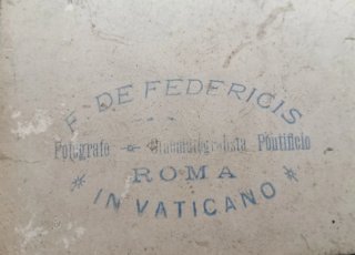 Fotografía del Papa Pio X. Principios del siglo XX