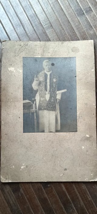Fotografía del Papa Pio X. Principios del siglo XX