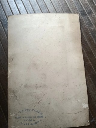 Fotografía del Papa Pio X. Principios del siglo XX