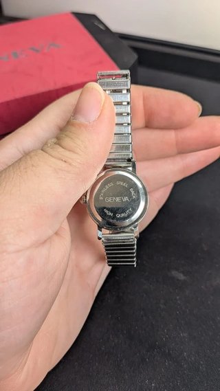 Set 2 Relojes Pareja Geneva con Estuche-Correa Ext