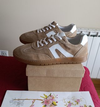 Zapatillas de nobuk Tim Beige 41 de 119€