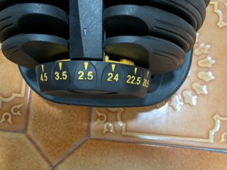 Mancuerna regulable 24kg