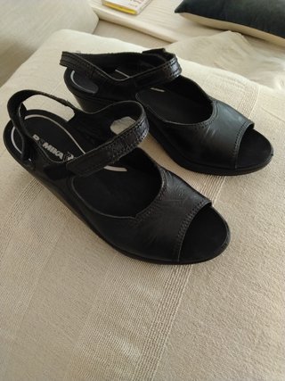 Sandalias Romika Piel Negra