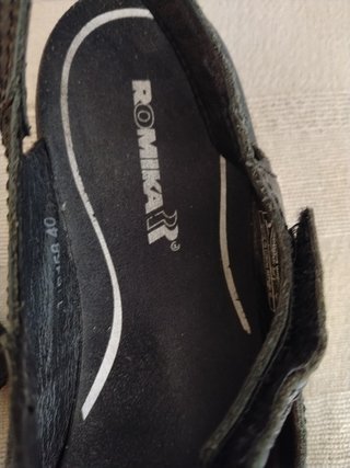 Sandalias Romika Piel Negra
