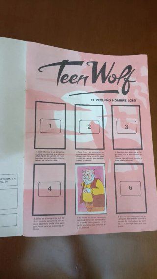 Album cromos Teen Wolf