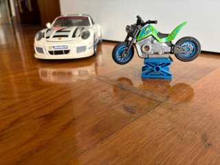 Set de playmobil de porche de carreras
