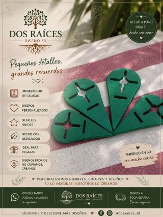 Accesorios 3d para toalla
