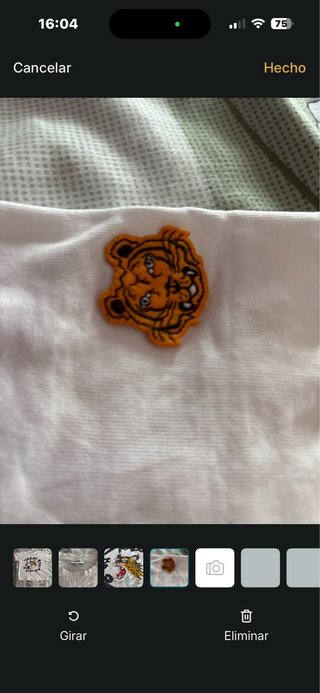 Camiseta Kenzo Tiger blanca talla XS