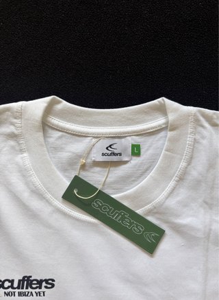 Camiseta Scuffers Not Ibiza Yet NUEVA