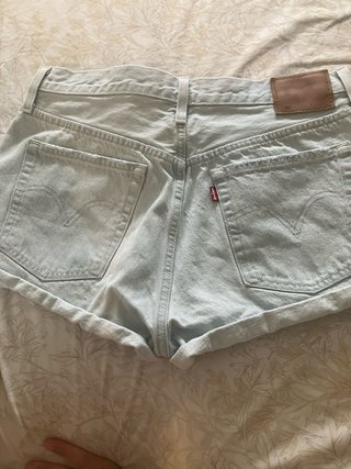 Pantaloncini jeans denim donna levis
