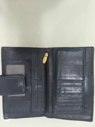 Cartera billetera mujer piel