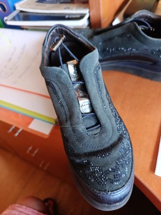 Zapatillas Toneflay Azul Marino con Brillo