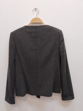 Chaqueta Tipo Biker Gris Amitié (Talla 38)