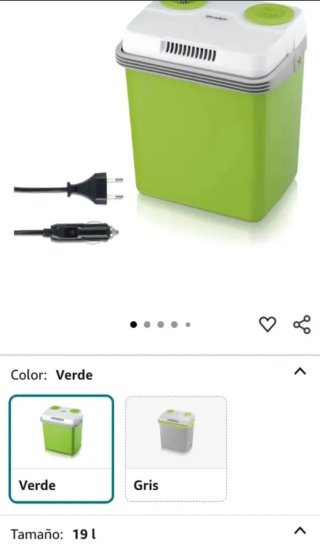Nevera portátil 12V o 220V