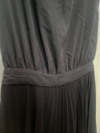 Vestido negro largo de fiesta