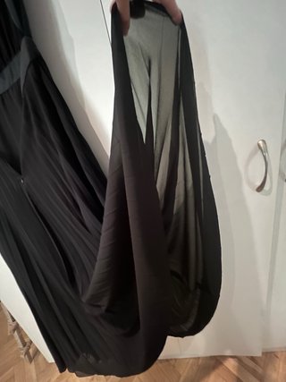 Vestido negro largo de fiesta