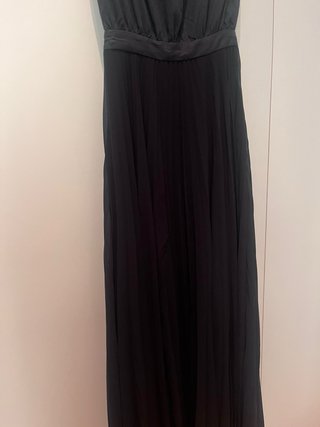 Vestido negro largo de fiesta
