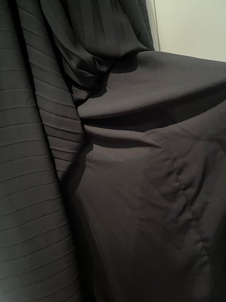 Vestido negro largo de fiesta