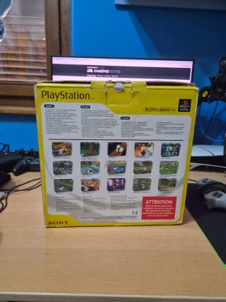 PS1 SCPH 5502 Boxata con Controller e Cavi Leggere