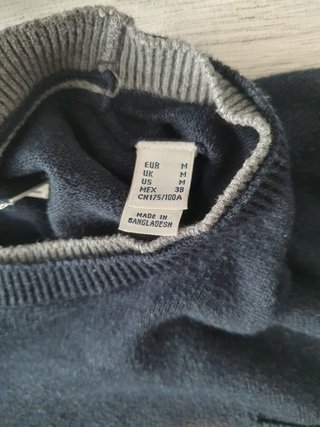 Camisola azul escuro cortefiel Homem
