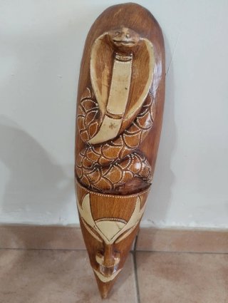 Máscara decorativa Tribal cobra