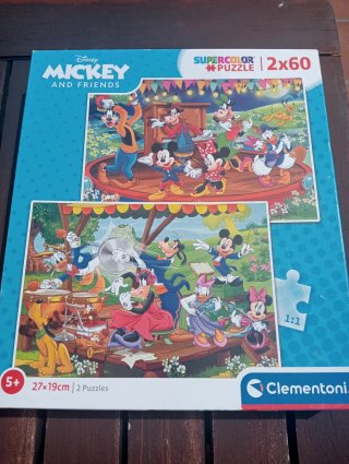 Puzzle Disney Mickey y sus Amigos 2x60