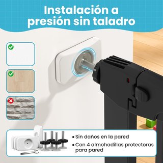 Barrera de seguridad 68–73 cm sin taladrar