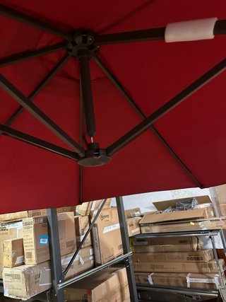 Sombrilla Doble para Jardín 455x265x238 cm Parasol