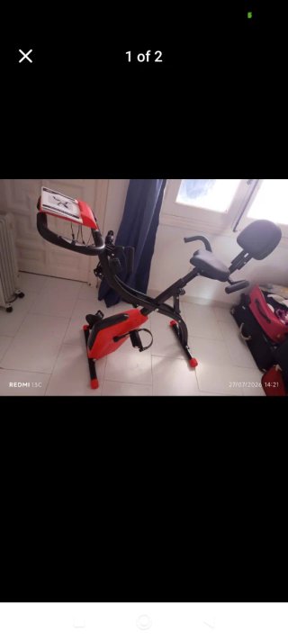 Bicicleta Estática Plegable Nueva