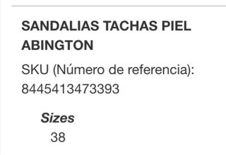 Sandalias tachas piel súper cómodas
