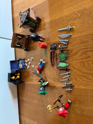 Set Playmobil Guerra/Ladrones Accesorios