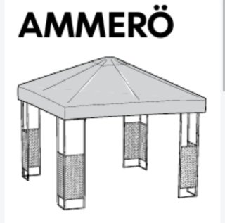 Estructura cenador pérgola 3x3 sin toldo