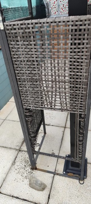 Estructura cenador pérgola 3x3 sin toldo