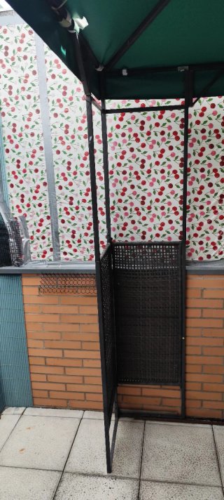 Estructura cenador pérgola 3x3 sin toldo