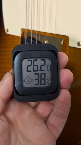 Higrometro para guitarra