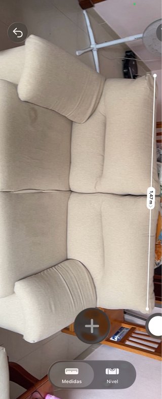 Dos sofas, de 3 y 2 plazas