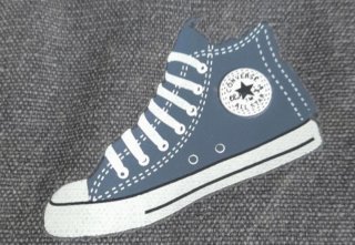 Cartera / Monedero Converse (Gris Desgastado)