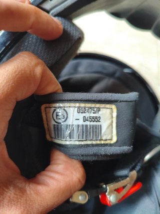 Casco de moto negro