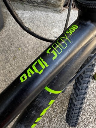 Bicicleta Infantil B'TWIN Negra y Verde