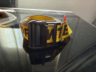 Cinturón Off-White Amarillo y Negro