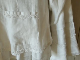 Giacca in lino bianca